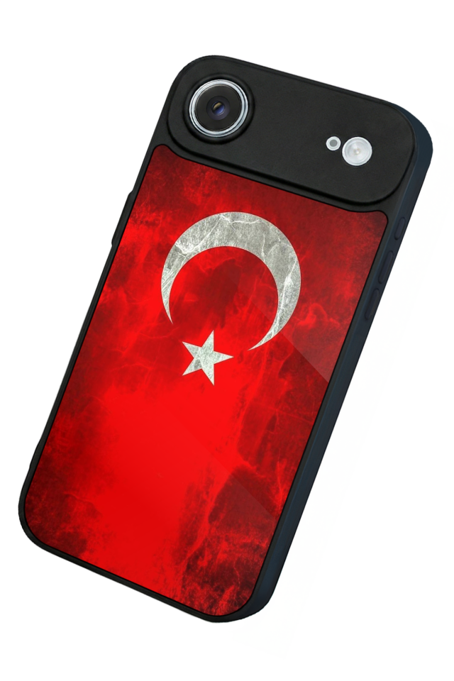 iPhone 17 Air Uyumlu Türk Bayragi Tasarımlı Glossy Premium Kılıf