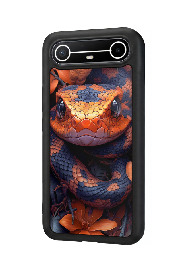 Tecno Spark Slim 5G Uyumlu Yılan Tasarımlı Glossy Premium Kılıf