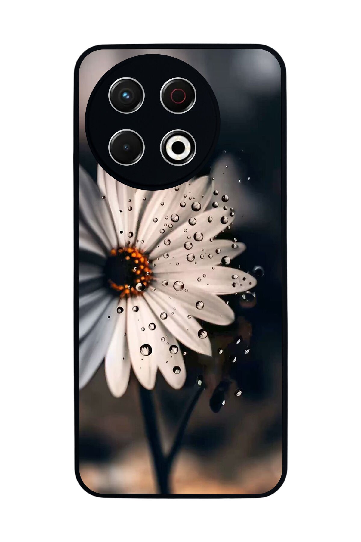 Tecno Spark 30 Pro Uyumlu Cicek Tasarımlı Glossy Premium Kılıf