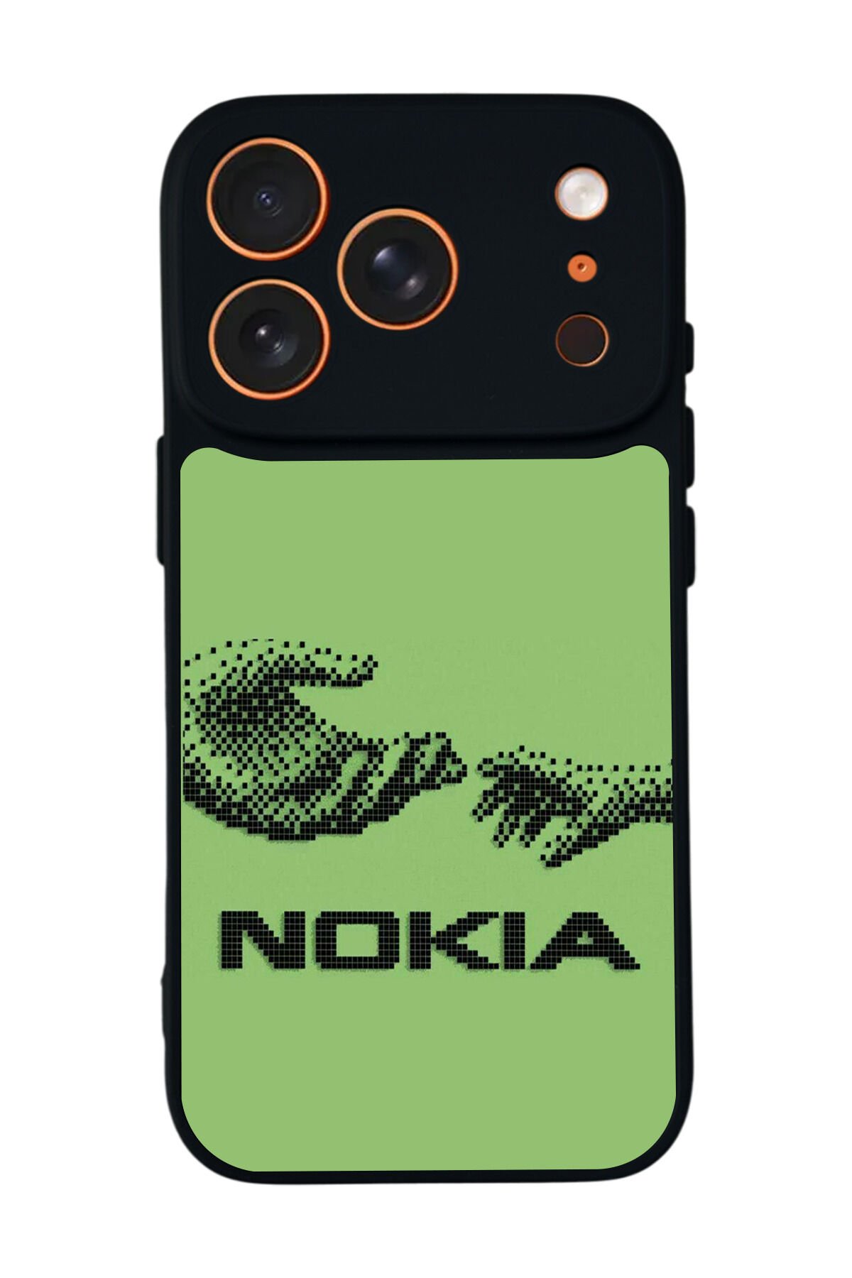 iPhone 17 Pro Max Uyumlu Nokia Tasarımlı Glossy Premium Kılıf