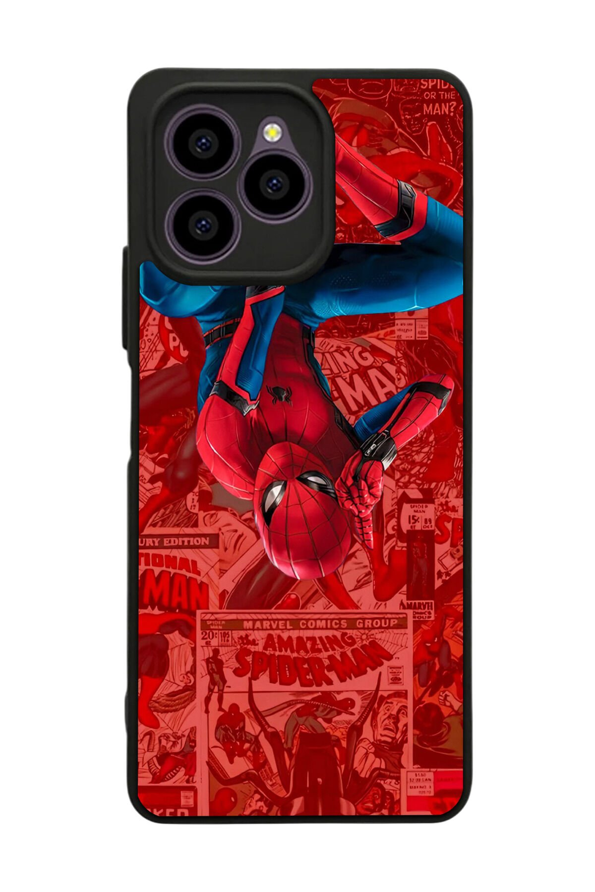 Omix X6 Uyumlu Spider Man ( Örümcek Adam ) Tasarımlı Glossy Premium Kılıf