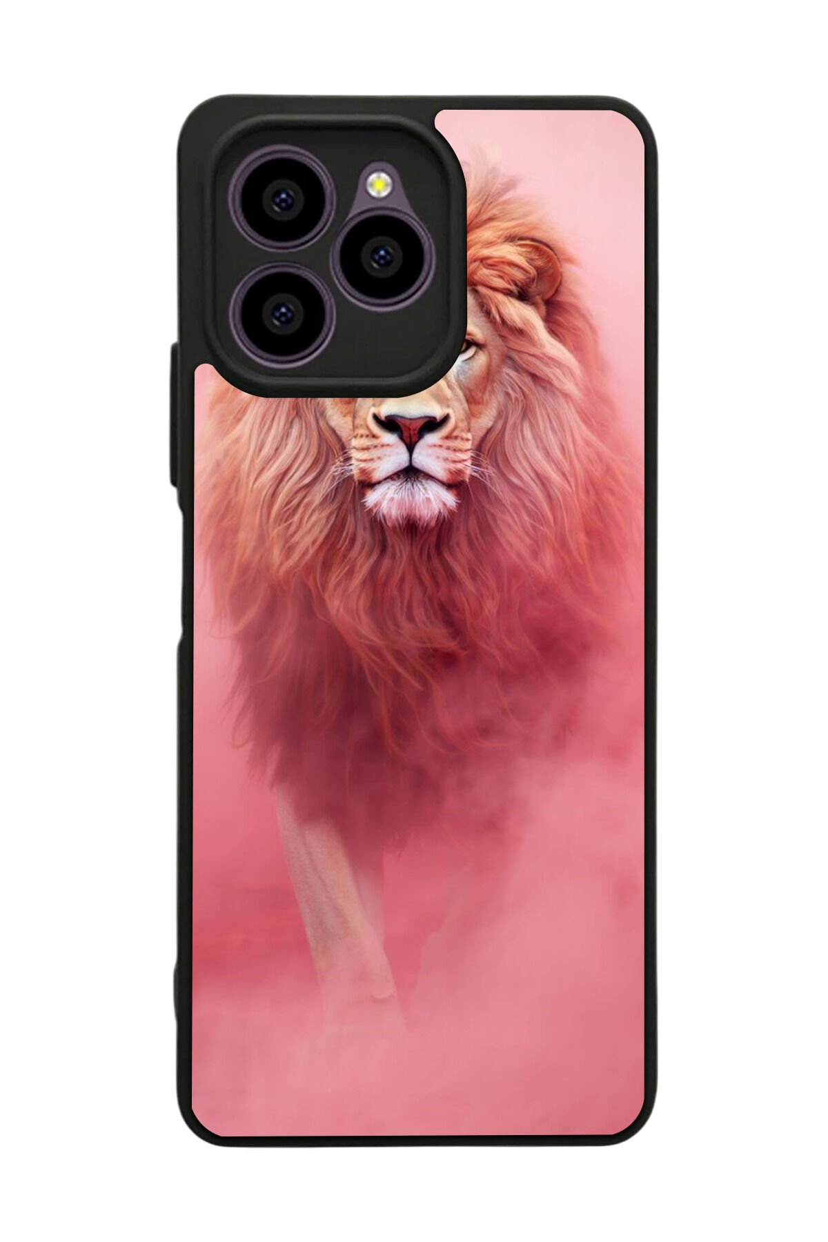 Omix X6 Uyumlu Aslan Tasarımlı Glossy Premium Kılıf