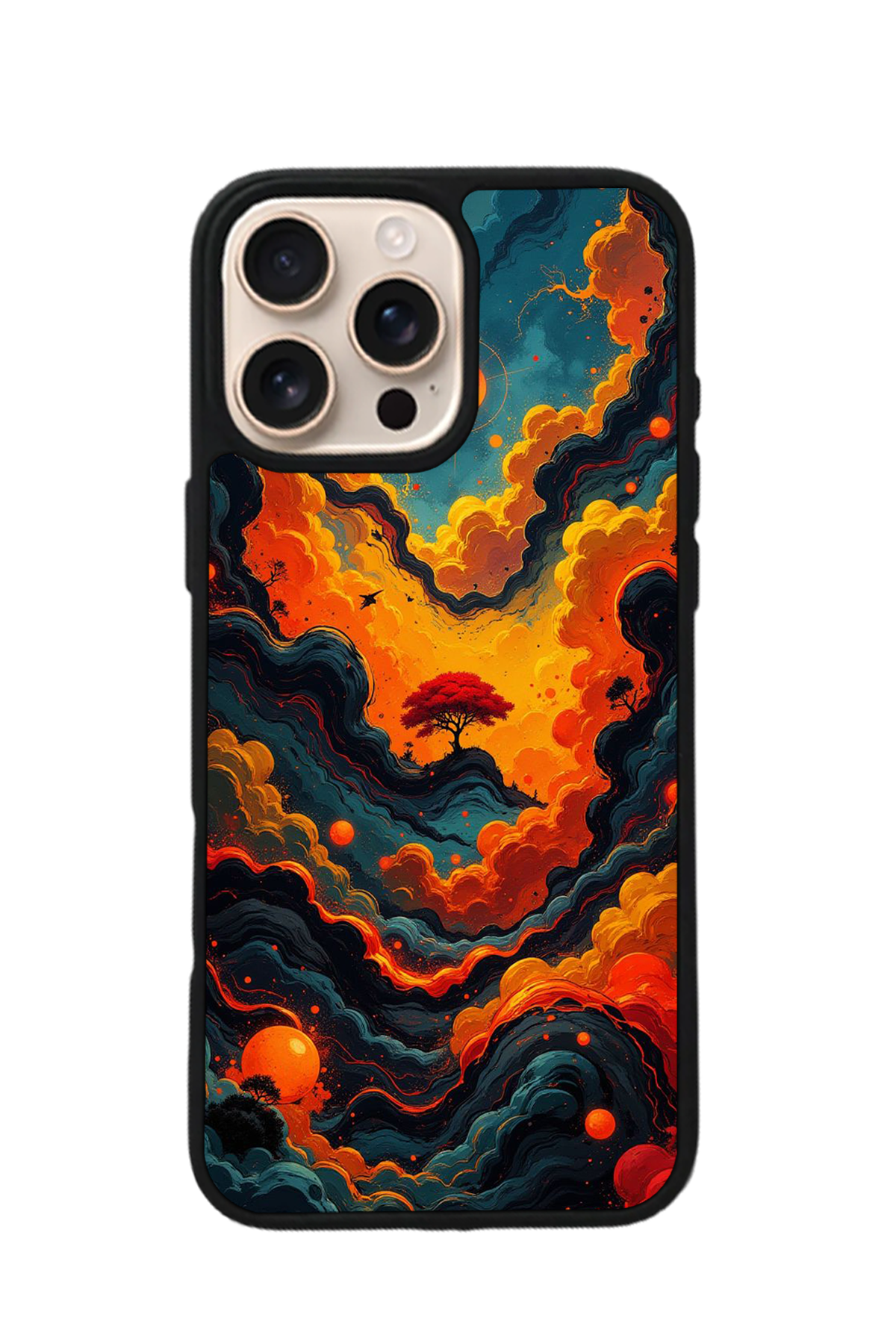 iPhone 14 Pro Max Uyumlu Abstract Tasarımlı Glossy Premium Kılıf