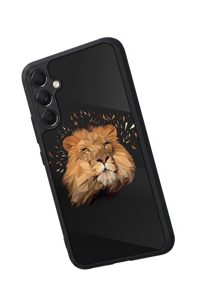 Samsung Galaxy A34 Uyumlu Aslan Tasarımlı Glossy Premium Kılıf