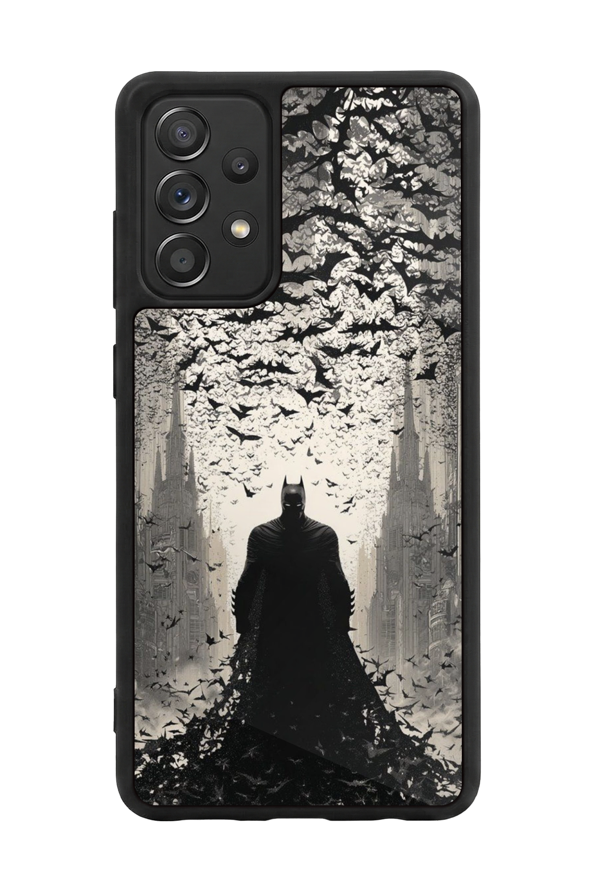 Samsung Galaxy A72 Uyumlu Batman Tasarımlı Glossy Premium Kılıf