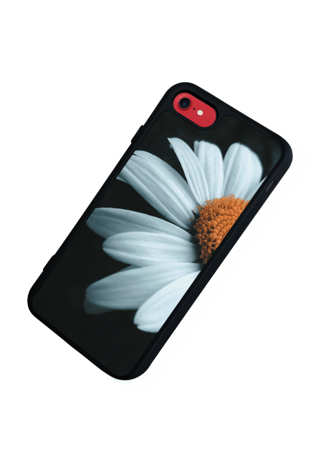 iPhone 8 Uyumlu Cicek Tasarımlı Glossy Premium Kılıf