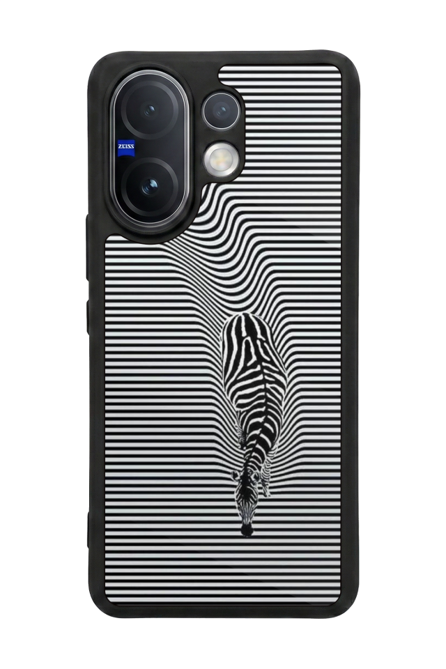 Vivo V60 Uyumlu Çizgi Sanatı Tasarımlı Glossy Premium Kılıf