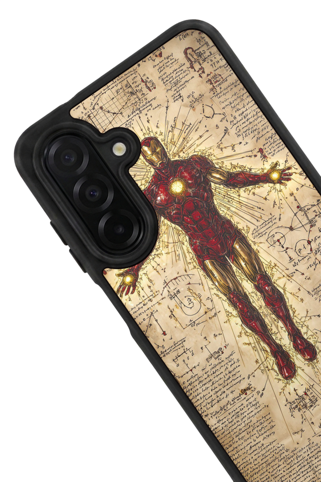 Samsung Galaxy A56 Uyumlu Iron Man ( Demir Adam ) Tasarımlı Glossy Premium Kılıf