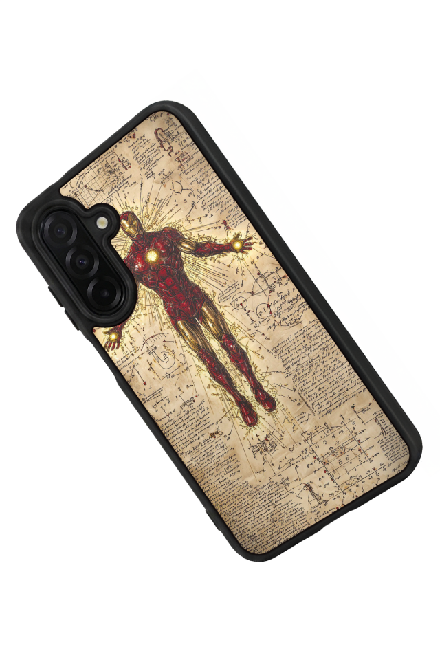 Samsung Galaxy A56 Uyumlu Iron Man ( Demir Adam ) Tasarımlı Glossy Premium Kılıf