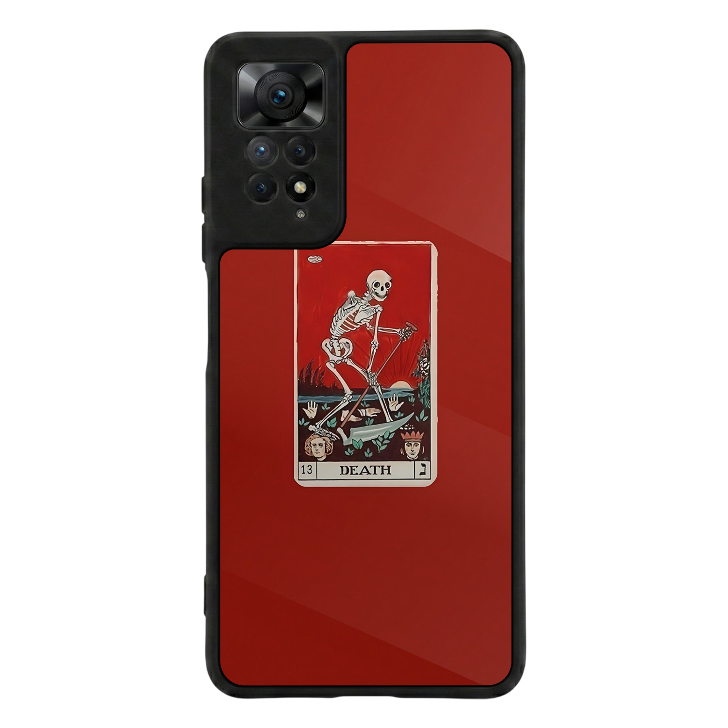 Xiaomi Redmi Note 12 Pro Uyumlu Kirmizi Tasarımlı Glossy Premium Kılıf