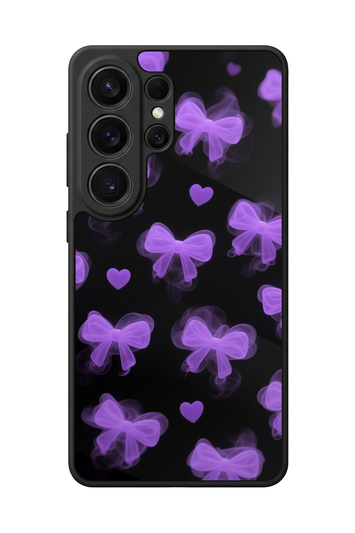Samsung Galaxy S26 Ultra Uyumlu Kurdele Tasarımlı Glossy Premium Kılıf