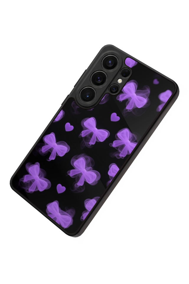 Samsung Galaxy S26 Ultra Uyumlu Kurdele Tasarımlı Glossy Premium Kılıf