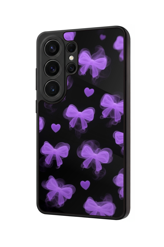 Samsung Galaxy S26 Ultra Uyumlu Kurdele Tasarımlı Glossy Premium Kılıf