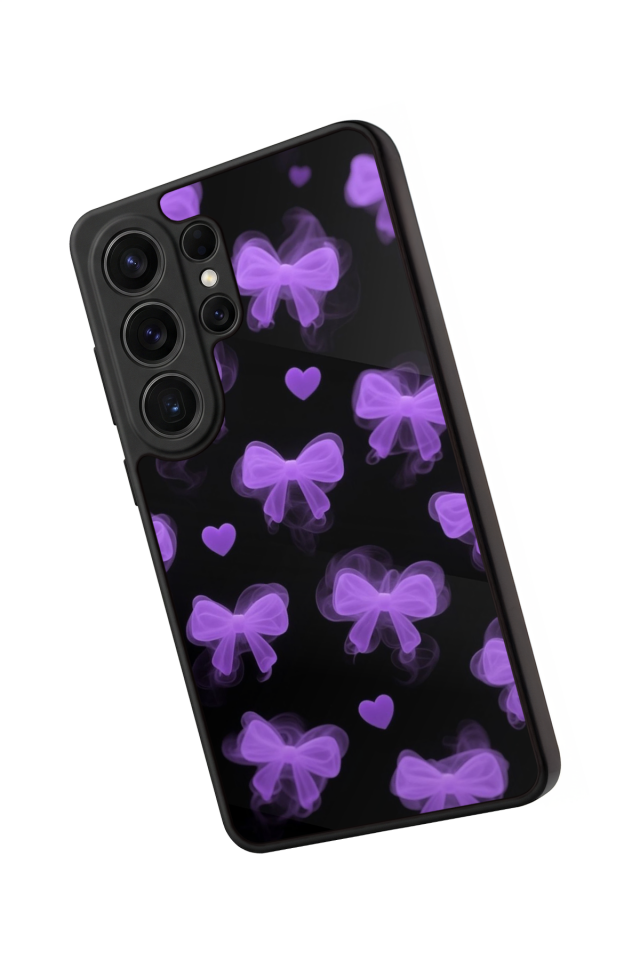 Samsung Galaxy S26 Ultra Uyumlu Kurdele Tasarımlı Glossy Premium Kılıf
