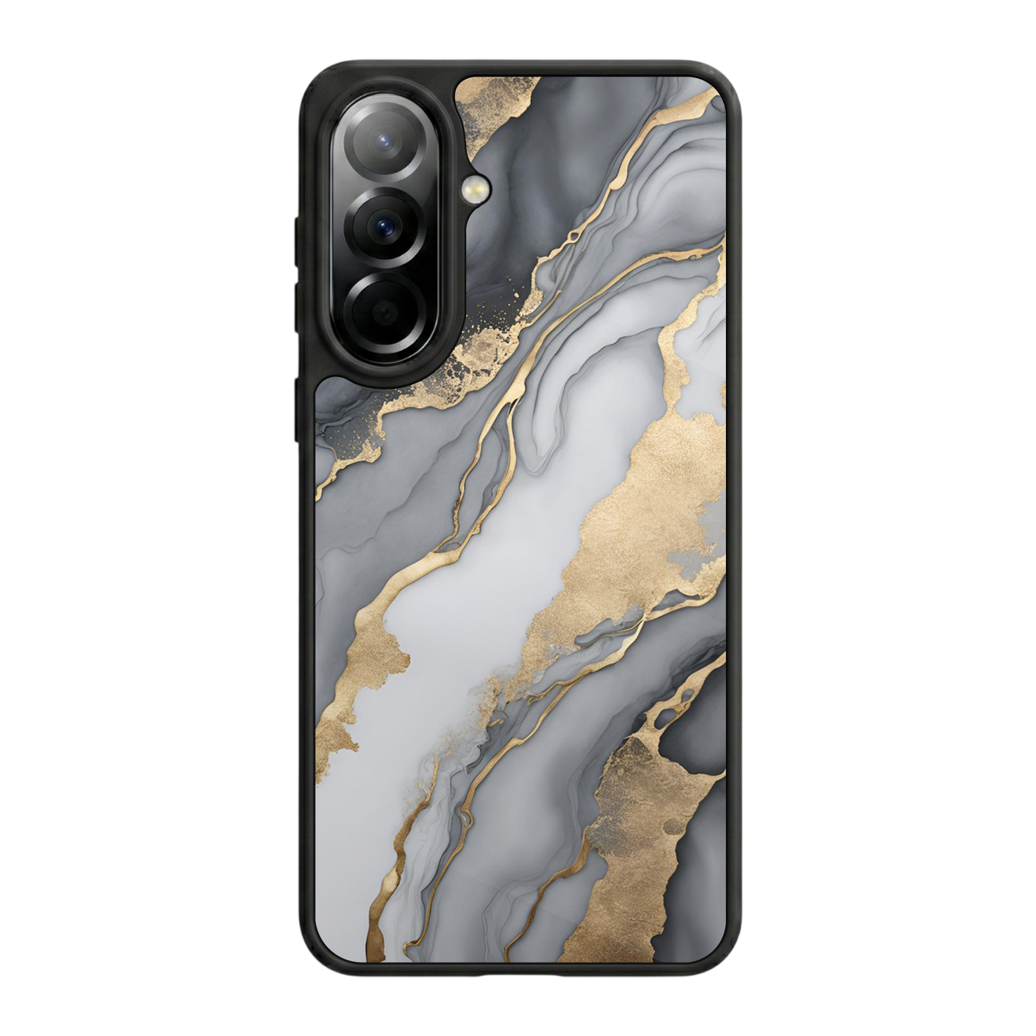 Samsung Galaxy A37 Uyumlu Mermer Marble Tasarımlı Glossy Premium Kılıf