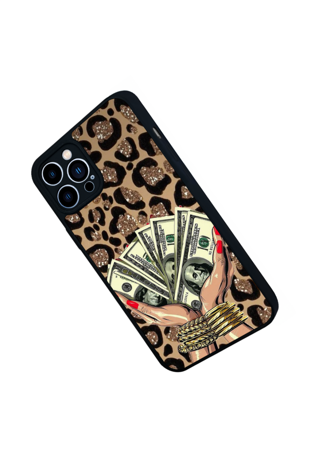 iPhone 12 Pro Max Uyumlu Para Tasarımlı Glossy Premium Kılıf