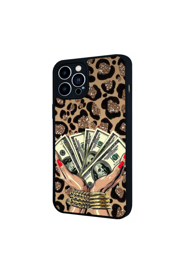 iPhone 12 Pro Max Uyumlu Para Tasarımlı Glossy Premium Kılıf