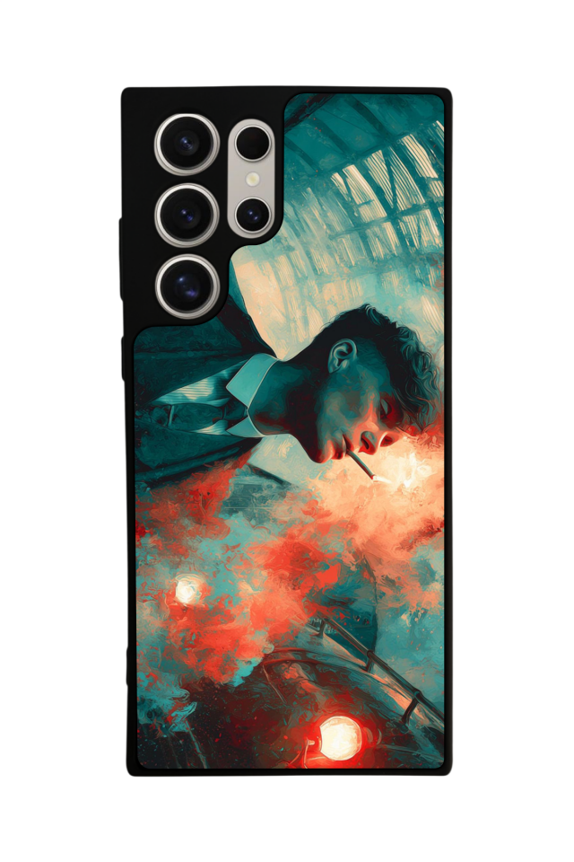 Samsung Galaxy S22 Ultra Uyumlu Peaky Blinders Tasarımlı Glossy Premium Kılıf