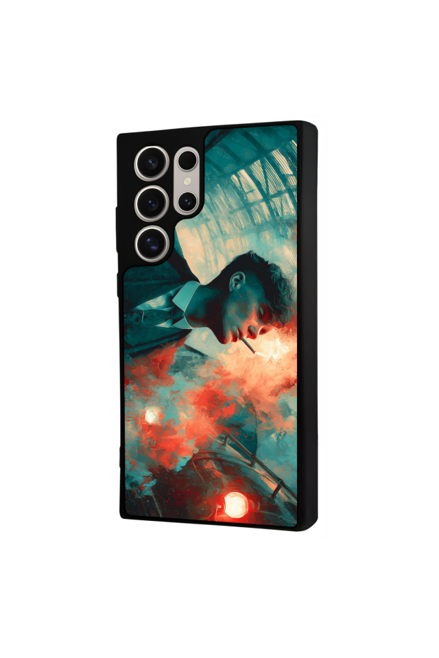 Samsung Galaxy S22 Ultra Uyumlu Peaky Blinders Tasarımlı Glossy Premium Kılıf