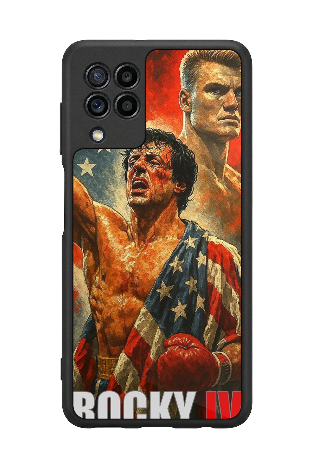 Samsung Galaxy M32 Uyumlu Rocky Tasarımlı Glossy Premium Kılıf