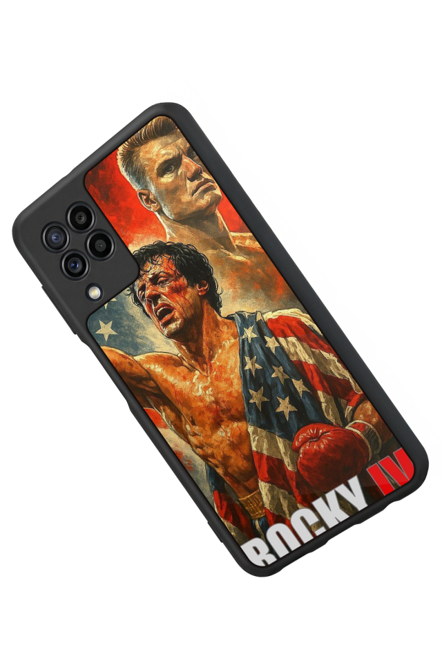 Samsung Galaxy M32 Uyumlu Rocky Tasarımlı Glossy Premium Kılıf