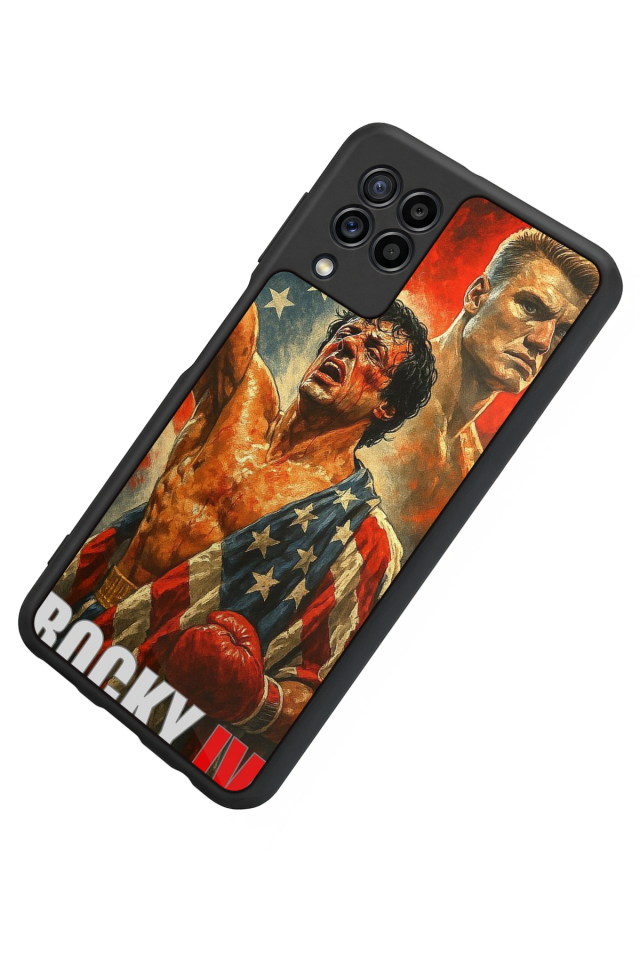 Samsung Galaxy M32 Uyumlu Rocky Tasarımlı Glossy Premium Kılıf