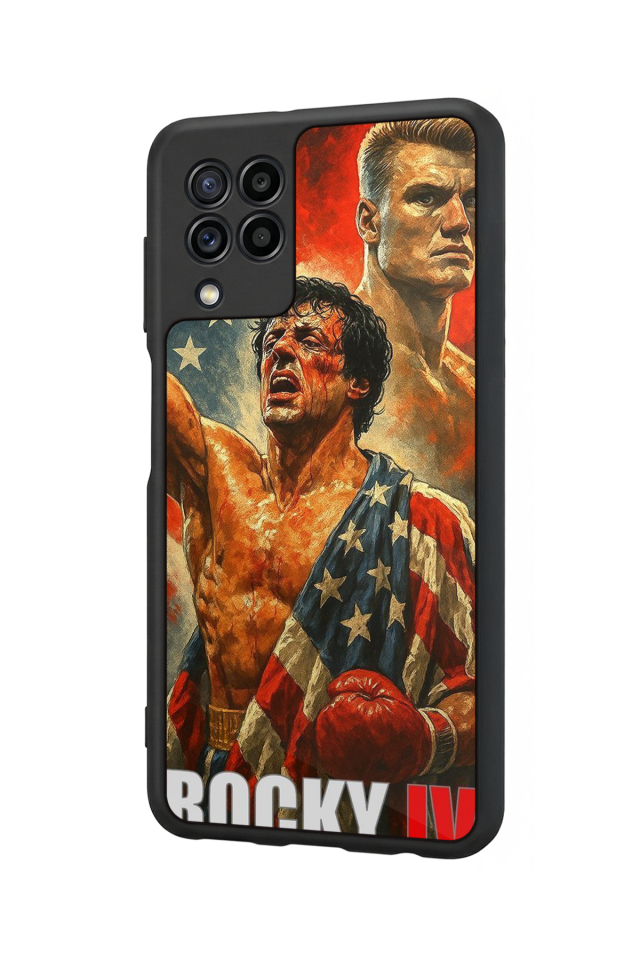 Samsung Galaxy M32 Uyumlu Rocky Tasarımlı Glossy Premium Kılıf