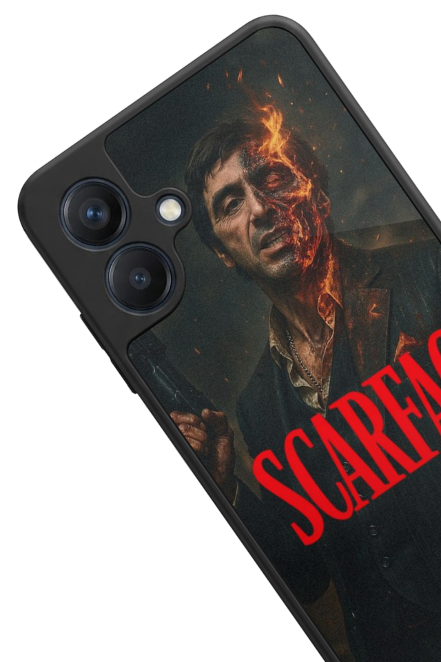 Samsung Galaxy A07 Uyumlu Scarface Tasarımlı Glossy Premium Kılıf