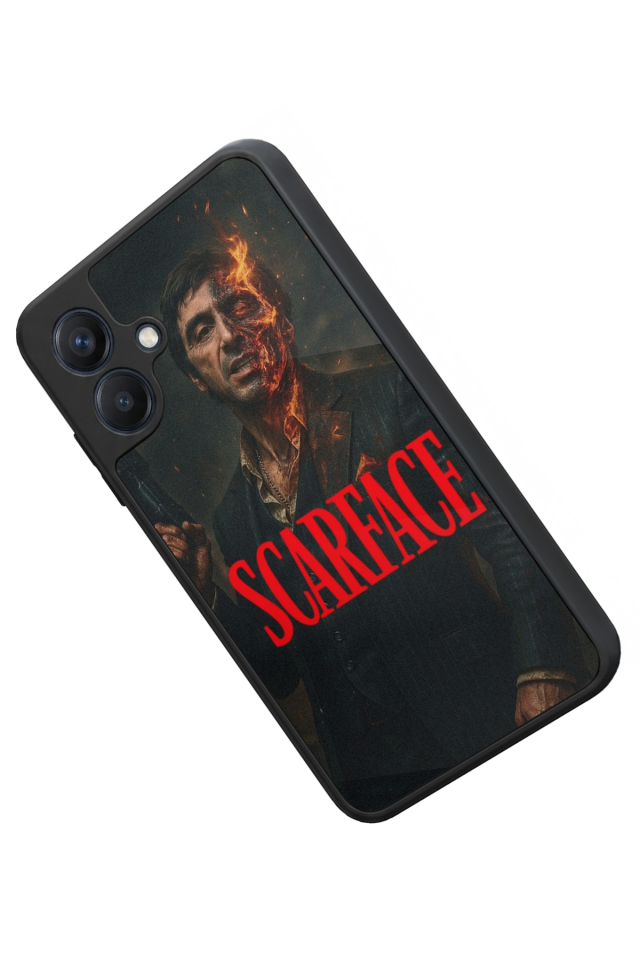 Samsung Galaxy A07 Uyumlu Scarface Tasarımlı Glossy Premium Kılıf