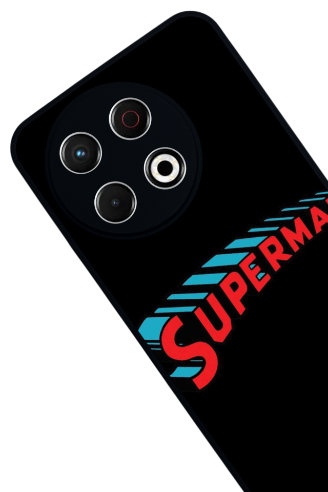 Tecno Spark 30 Pro Uyumlu Superman Tasarımlı Glossy Premium Kılıf