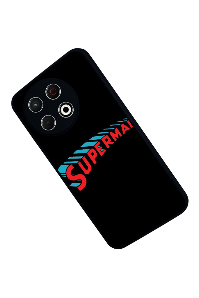 Tecno Spark 30 Pro Uyumlu Superman Tasarımlı Glossy Premium Kılıf