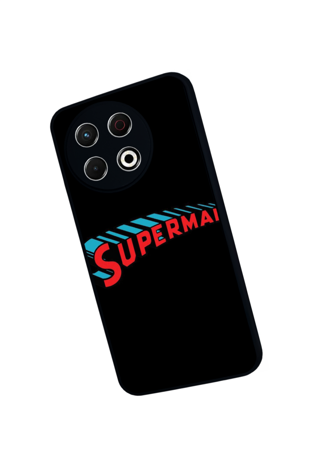 Tecno Spark 30 Pro Uyumlu Superman Tasarımlı Glossy Premium Kılıf