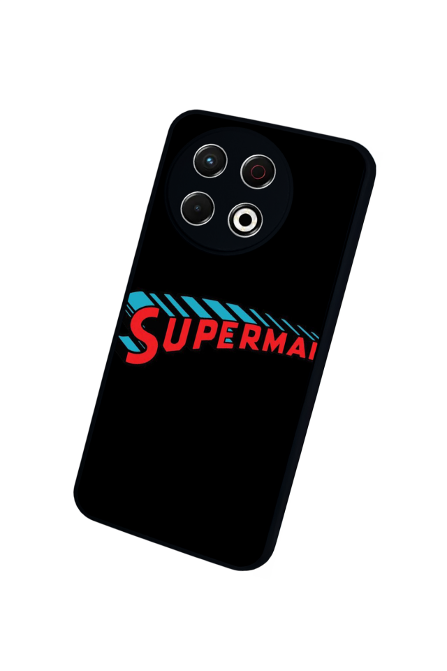 Tecno Spark 30 Pro Uyumlu Superman Tasarımlı Glossy Premium Kılıf