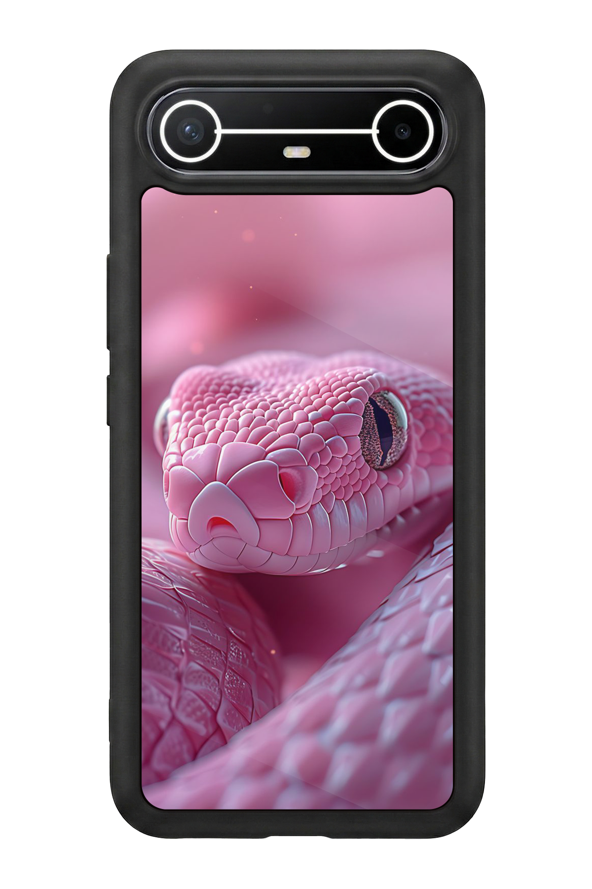 Tecno Spark Slim 5G Uyumlu Yılan Tasarımlı Glossy Premium Kılıf