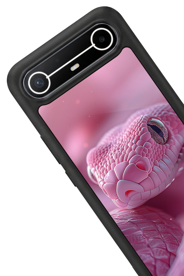 Tecno Spark Slim 5G Uyumlu Yılan Tasarımlı Glossy Premium Kılıf