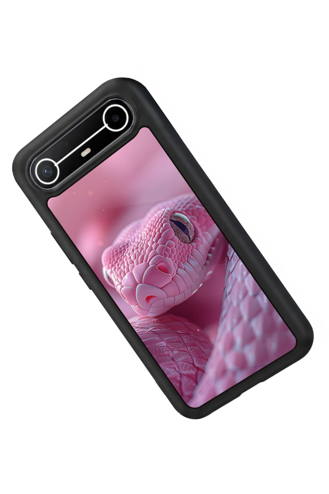 Tecno Spark Slim 5G Uyumlu Yılan Tasarımlı Glossy Premium Kılıf