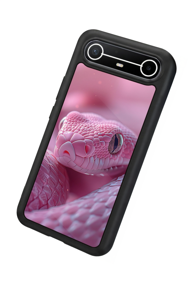 Tecno Spark Slim 5G Uyumlu Yılan Tasarımlı Glossy Premium Kılıf