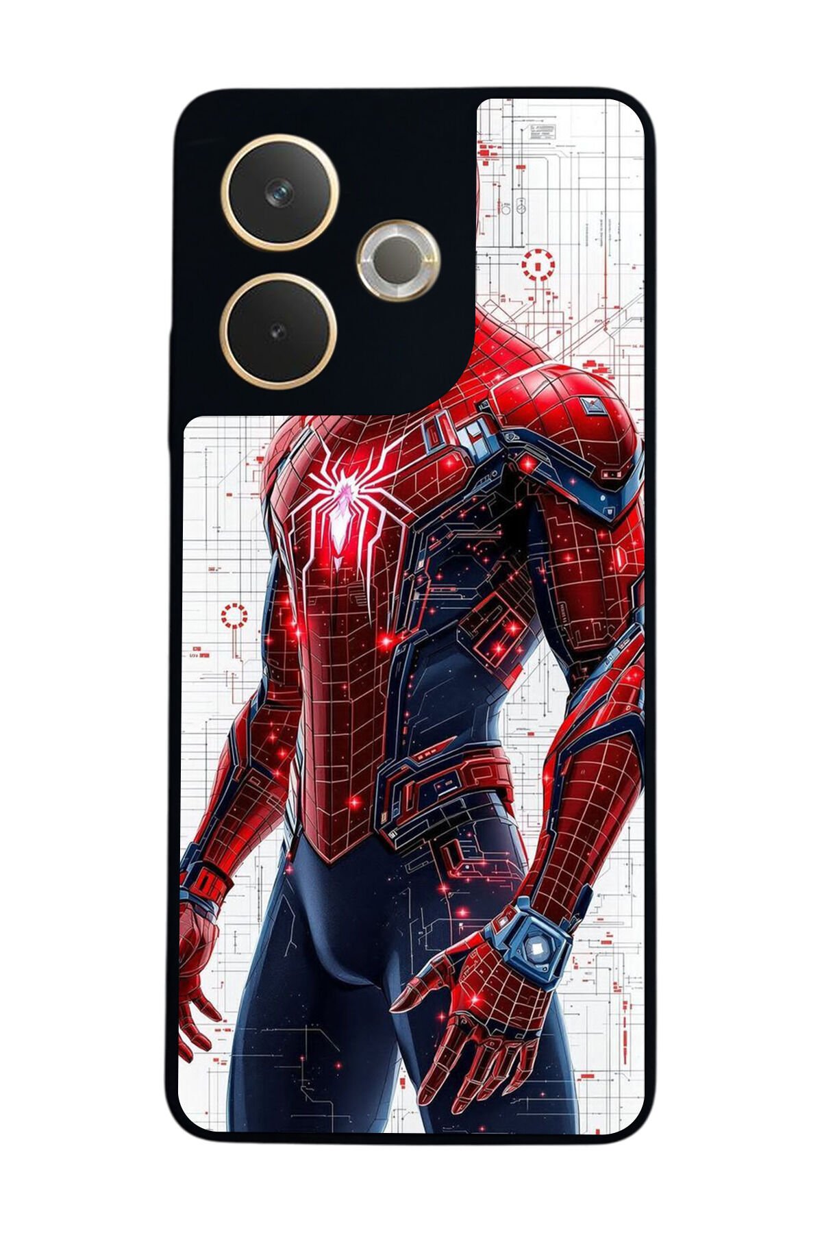 Oppo A5 Pro Uyumlu Spider Man ( Örümcek Adam ) Tasarımlı Glossy Premium Kılıf