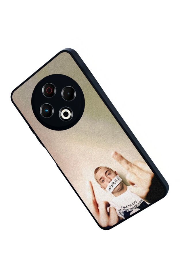 Tecno Spark 30 Uyumlu Eminem Tasarımlı Glossy Premium Kılıf