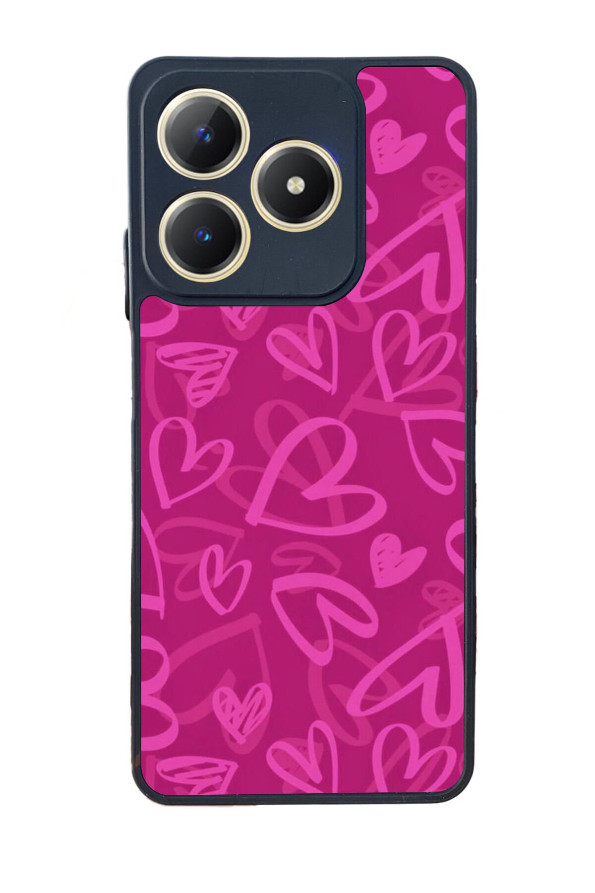 Realme C63 Mat Uyumlu Siyah Kılıf – Yumuşak Silikon, Koruyucu, Şok Emici Kapak