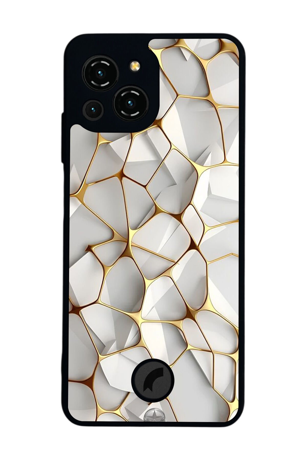 Reeder S23 Pro Max Uyumlu Mermer Marble Tasarımlı Glossy Premium Kılıf