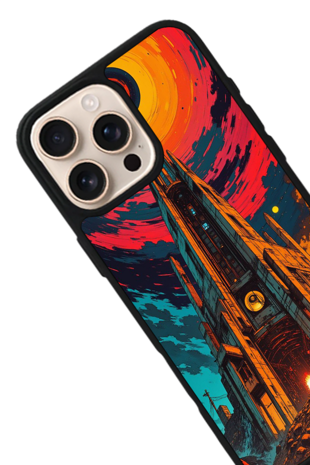 iPhone 14 Pro Max Uyumlu Abstract Tasarımlı Glossy Premium Kılıf