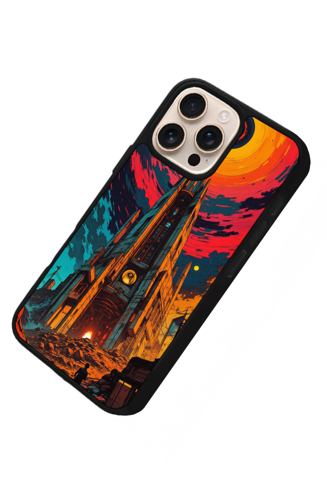 iPhone 14 Pro Max Uyumlu Abstract Tasarımlı Glossy Premium Kılıf