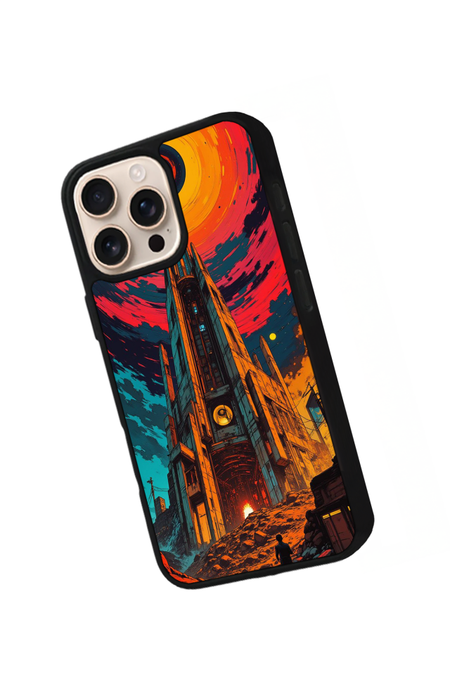 iPhone 14 Pro Max Uyumlu Abstract Tasarımlı Glossy Premium Kılıf