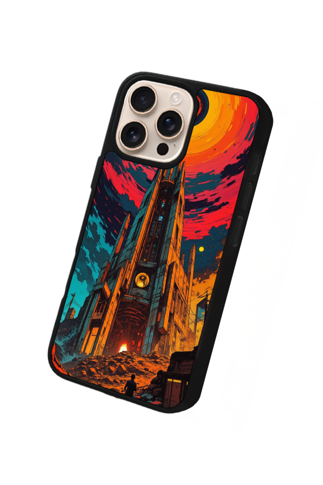 iPhone 14 Pro Max Uyumlu Abstract Tasarımlı Glossy Premium Kılıf