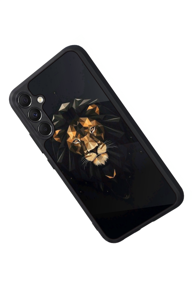 Samsung Galaxy A34 Uyumlu Aslan Tasarımlı Glossy Premium Kılıf