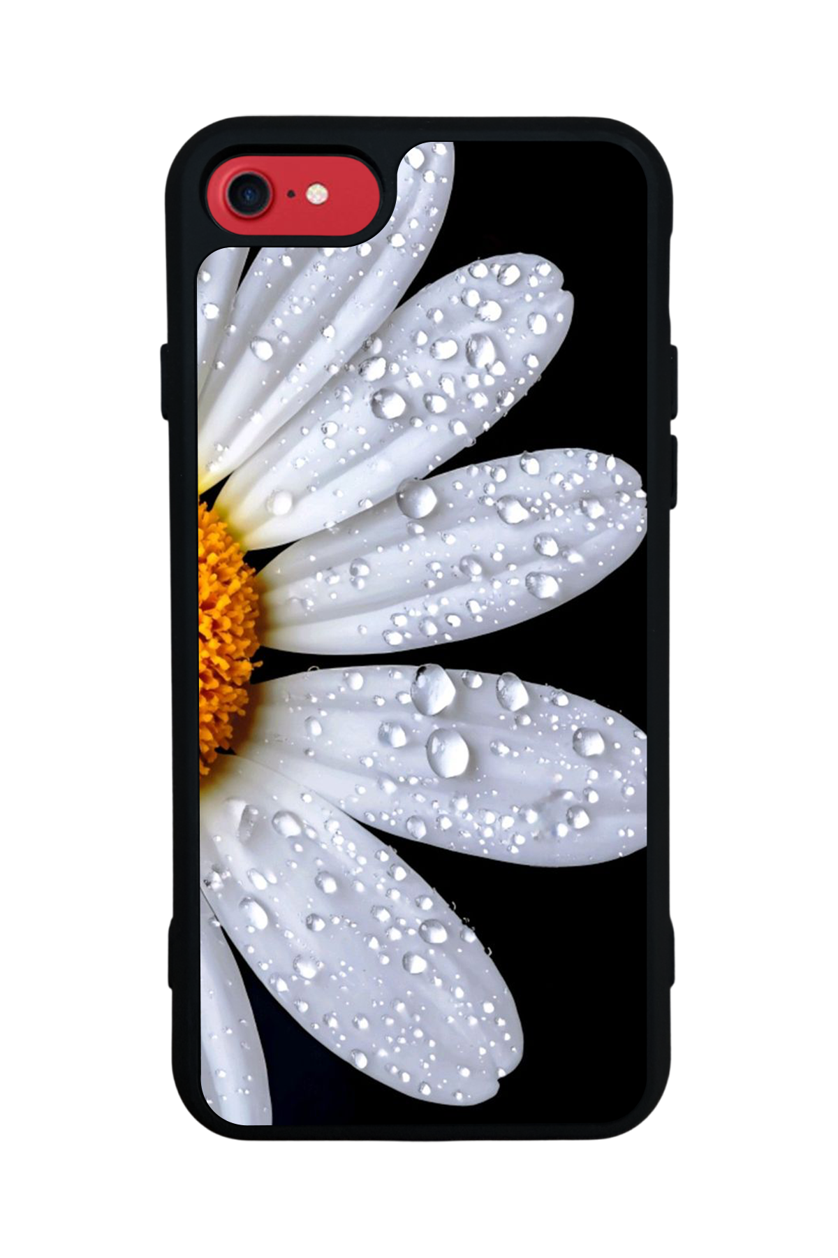 iPhone 8 Uyumlu Cicek Tasarımlı Glossy Premium Kılıf