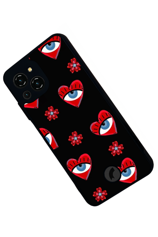 Reeder S23 Pro Max Uyumlu Göz Tasarımlı Glossy Premium Kılıf