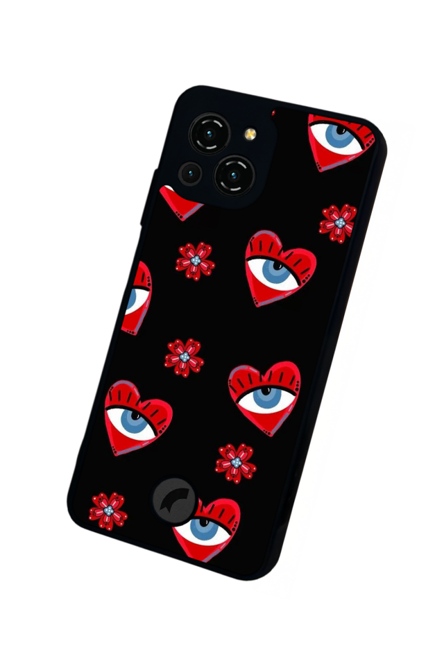 Reeder S23 Pro Max Uyumlu Göz Tasarımlı Glossy Premium Kılıf