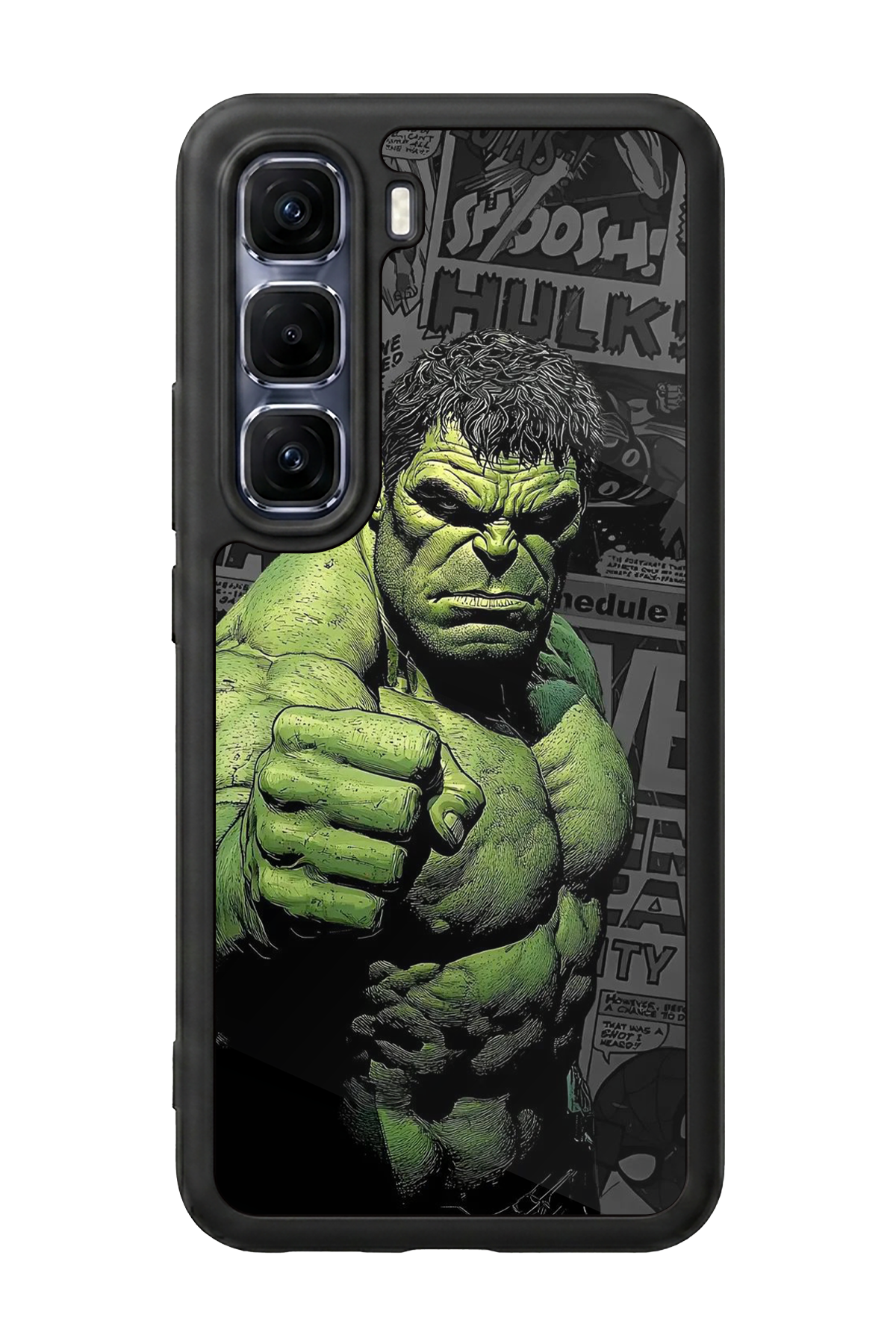 Infinix Hot 60 Pro Plus Uyumlu Hulk Tasarımlı Glossy Premium Kılıf